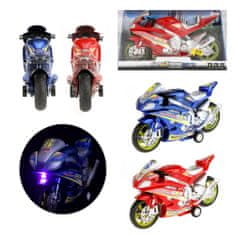 Toi Toys Závodná motorka so zvukom a svetlom 30 cm