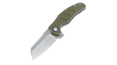 Kizer V3488C2 C01cMini Sheepdog Green vreckový nôž 6,7 cm, zelená, G10
