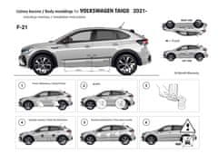 Rider Ochranné lišty bočných dverí, VW Taigo, 2021- ,