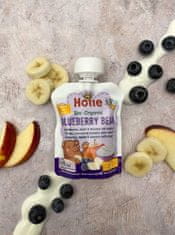 Holle Blueberry bear - bio detské ovocné pyré s jogurtom 85g x 5ks