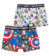 Avengers Chlapčenské boxerky Avengers Captain America 2ks 2-8 rokov