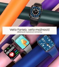 Smart hodinky ProMax 8 s 1,6" displejom a 200mAh hliník