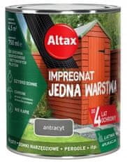 Altax Jednovrstvová hydroizolácia na drevo a betón antracitová 0,75 l