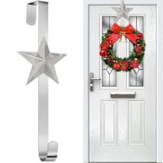 Tutumi Vianočný vešiak na dvere hviezda 37cm 301079