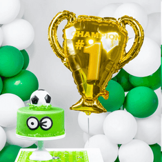 PartyPal Fóliový balón supershape Víťazná trofej Champion 61x65cm