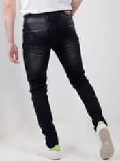 Sernes Pánske džínsové nohavice Calolles čierna 34