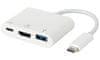 USB-C AV Multiport adaptér pre Macbook Pre HDMI(4kx2k) + USB3.0 + USB-C Charging port.