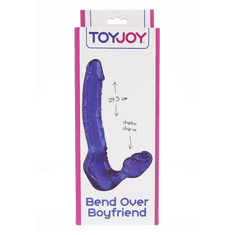 Joy Toy Realistický masturbátor s análnym stimulátorom Bend Over Boyfriend Purple
