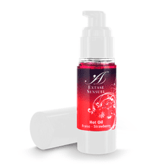 Extase Sensuel Masážny olej - Hot Oil Strawberry 30 ml