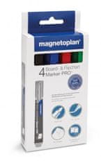 Magnetoplan Popisovač na biele tabule alebo flipchart papier, mix farieb, 4ks