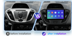 Hizpo 9" autorádio s Androidom Ford Transit Tourneo Custom 2013 - 2021 GPS navigácia, Wifi, Bluetooth Handsfree rádio Ford Transit Tourneo Custom 2013-2021