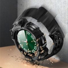 SUPCASE Remienok + 2X Ochranné Sklo Unicorn Beetle Pro & Tempered sklo Samsung Galaxy Watch 6 Classic (47 Mm) Black