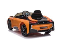 Mamido Detské elektrické autíčko BMW I8 JE1001 oranžové