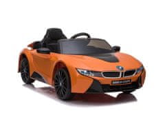Mamido Detské elektrické autíčko BMW I8 JE1001 oranžové