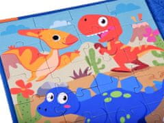 Color Day Magnetické puzzle Svet dinosaurov 2x20 dielikov