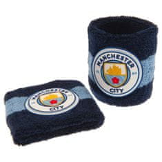 FAN SHOP SLOVAKIA Potítka Manchester City FC, tmavo a svetlo modrá, 2 ks