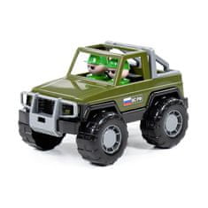 Wader Quality Toys Auto Jeep vojenské 