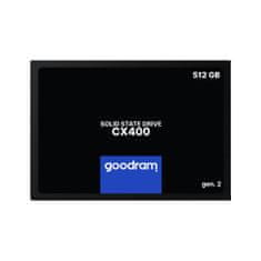 GoodRam CX400 512GB SSD čierna TGD-SSDPRCX400512G2