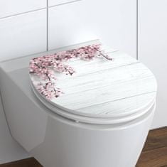 Eisl WC sedadlo FLOWERS AND WOOD MDF HG so spomaľovacím mechanizmom SOFT-CLOSE