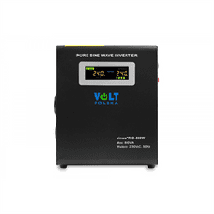 Volt Záložný zdroj UPS VOLT Sinus Pro 800 E 12/230V 800VA 500W, čistý sínus, nastenný