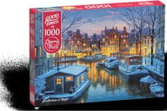 Cherry Pazzi Puzzle Amsterdam v noci 1000 dielikov