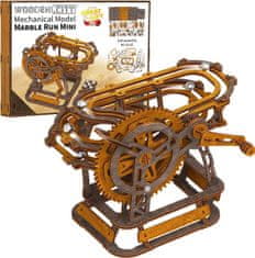 Wooden city 3D drevené puzzle Guľôčková dráha mini 147 dielikov