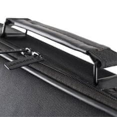 taška MARK na notebooky do veľkosti 15,6", kovové pracky, čierna
