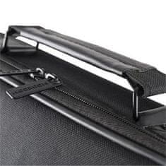 taška MARK na notebooky do veľkosti 15,6", kovové pracky, čierna