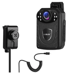Boblov Policajná kamera KJ21 Pro s dotykovou obrazovkou a diaľkovým ovládaním S externou gombíkovou kamerou