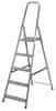 DRABEST Schodíky Strend Pro ST-D3, 3 stupienkové, oceľové, rebrík, 125 cm, nosn. 125 kg