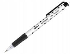 BTS Automatické guľôčkové pero čiernej farby s hviezdičkami 0,5 mm
