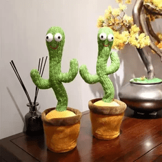 Sweetbuy Magický spievajúci a tancujúci kaktus s osvetlením LED-light〡DANCING CACTUS