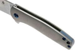 Kizer Ki3471 Gemini Gray Titanium vreckový nôž 7,9 cm, Stonewash, šedá, titán 