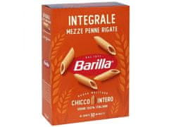 BARILLA Integrale Mezze Penne Rigate - Celozrnné trubice cestoviny, penne cestoviny 500g 1 paczka