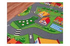 Dywany Lusczów Detský koberec ROAD farebný, velikost 200x350