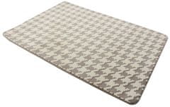 Tutumi Clover plyšový koberec Pepite Beige