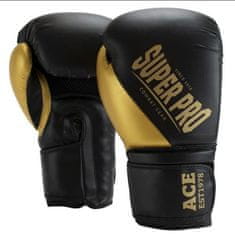 Boxerské rukavice Super Pro Combat Gear Ace - čierne