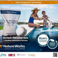 Mostpools Filtračné sklo do bazénovej filtrácie NATURE WORKS 20 kg