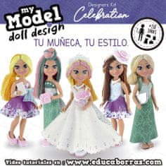 EDUCA Kreatívna sada My Model Doll Design: Oslava