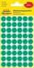 Samolepiace okrúhle etikety Avery - zelené, priemer 12 mm, 270 ks