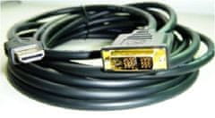 CABLEXPERT Kábel HDMI-DVI 0,5m, 1.3, M/M tienený, pozlátené kontakty