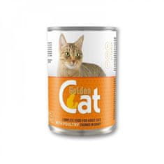 Golden Cat konzerva pre mačky Kuracia 415g