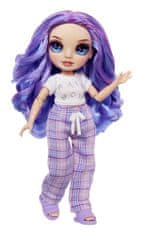 Rainbow High Junior Fashion bábika v pyžame – Violet Willow