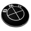 Bmw Čierny emblém s logom BMW na kapote 82 MM