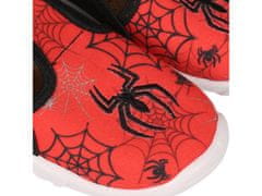 Červeno-čierne detské tenisky/papuče na suchý zips Adaś Spider ZETPOL 27 EU