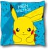 Vankúš Pokémon Pikachu High Voltage modrý 40x40