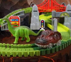 CAB Toys Dinosaur Track - Dino dráha 153 prvkov