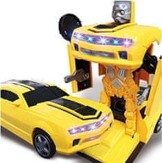 CAB Toys Robot transformer - žlté auto a robot