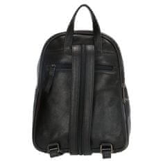 Čierny prémiový kožený ruksak „Fashionstar“