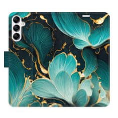 iSaprio Flipové puzdro - Blue Flowers 02 pre Samsung Galaxy A14 / A14 5G